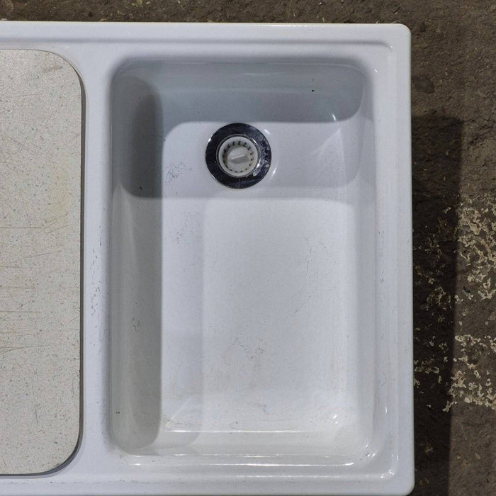 Used Double Kitchen Sink - 24.5" x 18"