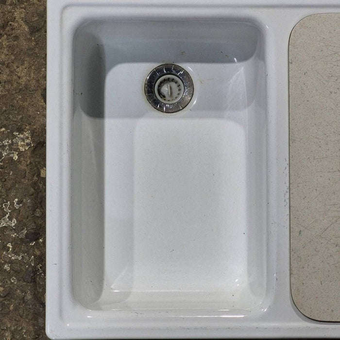 Used Double Kitchen Sink - 24.5" x 18"