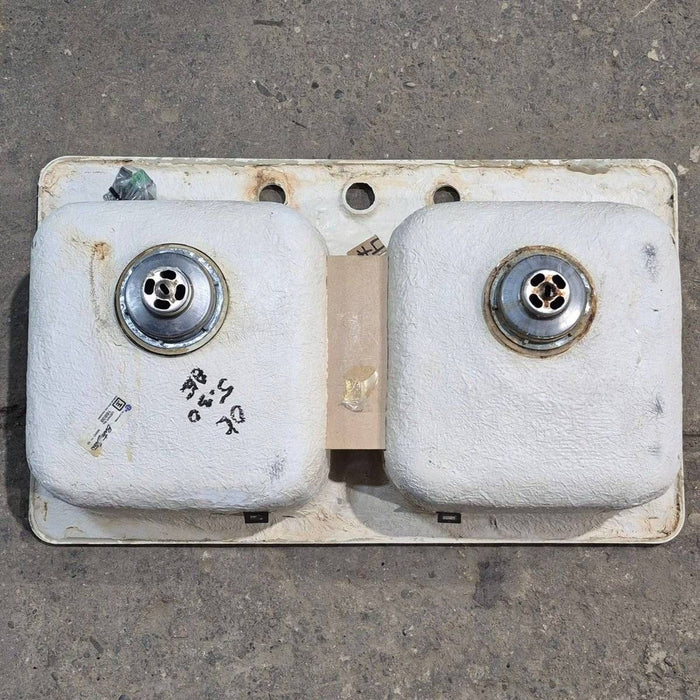 Used Double Kitchen Sink - 29" x 17.5" x 9.25"