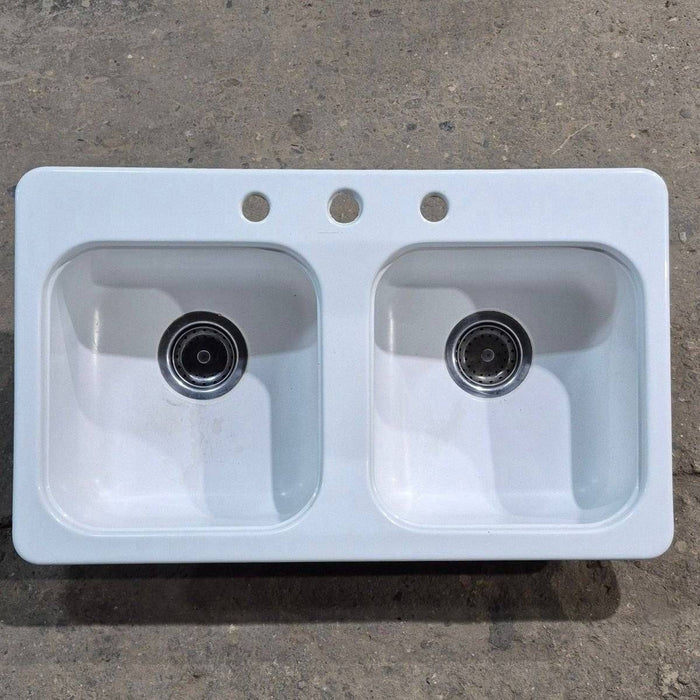 Used Double Kitchen Sink - 29" x 17.5" x 9.25"