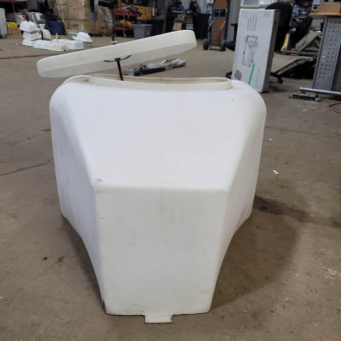 Used Double Propane Tank Cover - (Fits 30# Steel Double Tank)