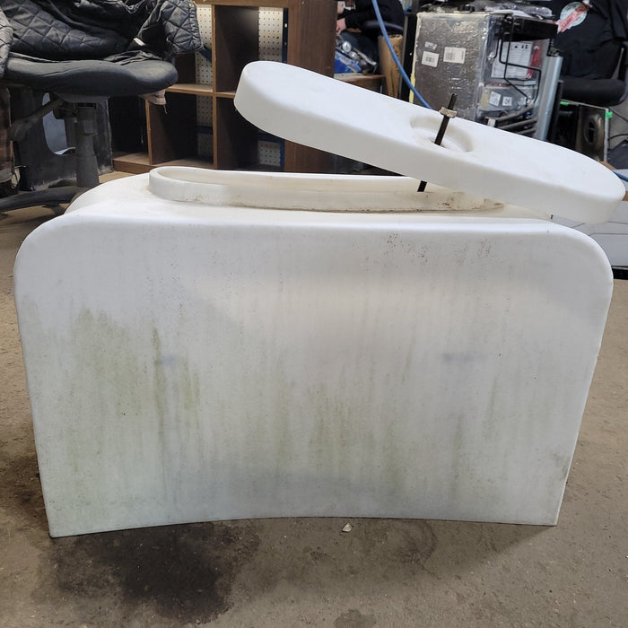Used Double Propane Tank Cover - (Fits 30# Steel Double Tank)
