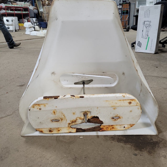 Used Double Propane Tank Cover - (Fits 30# Steel Double Tank)