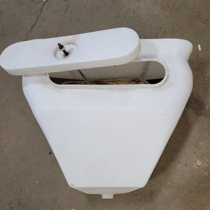 Used Double Propane Tank Cover - (Fits 30# Steel Double Tank)