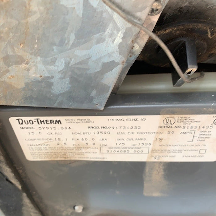 Used Duo-Therm Air Conditioner, Head Unit, 13500 BTU, Cool Only - 57915.304