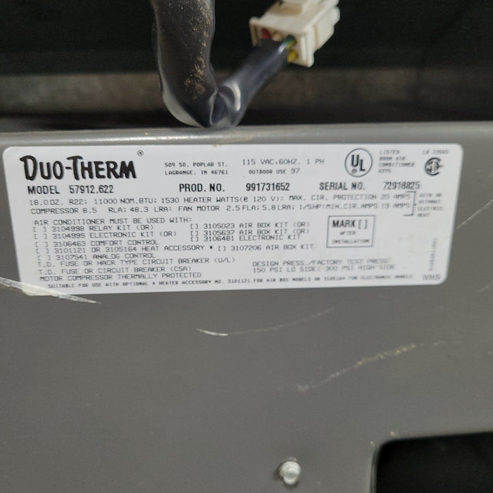 Used Duo-Therm Air Conditioner, Head Unit, 11000 BTU, Cool Only - 991731652