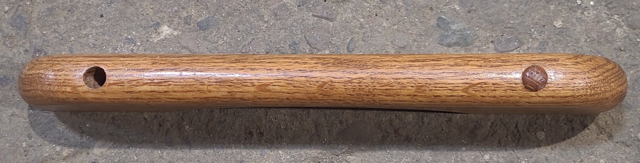 Used Entry Door Handle 11"- wooden