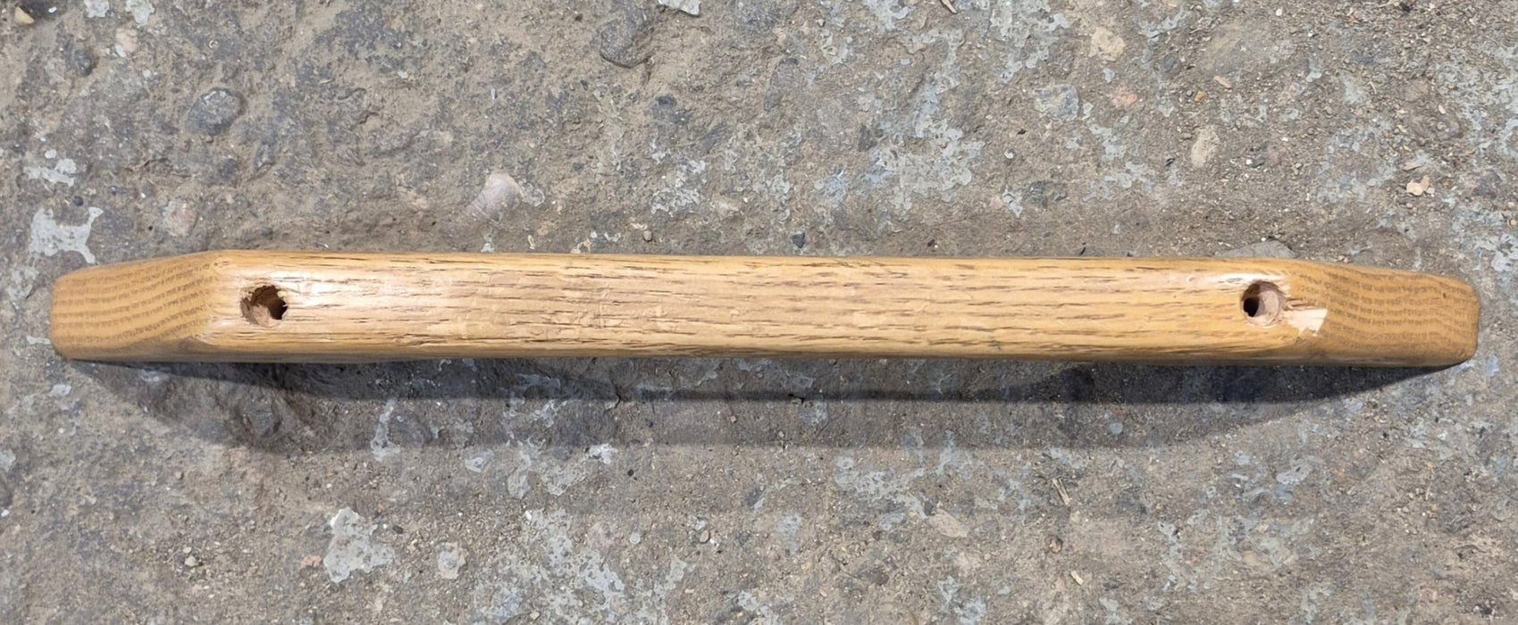 Used Entry Door Handle 13 1/8"- wooden