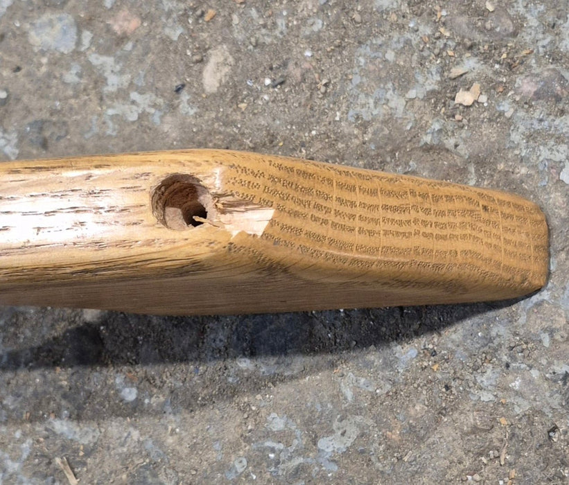 Used Entry Door Handle 13 1/8"- wooden