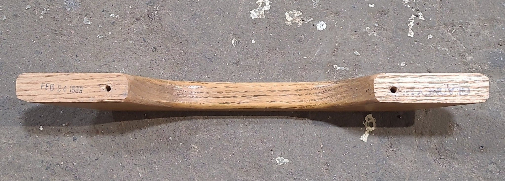 Used Entry Door Handle 13 3/8"- wooden