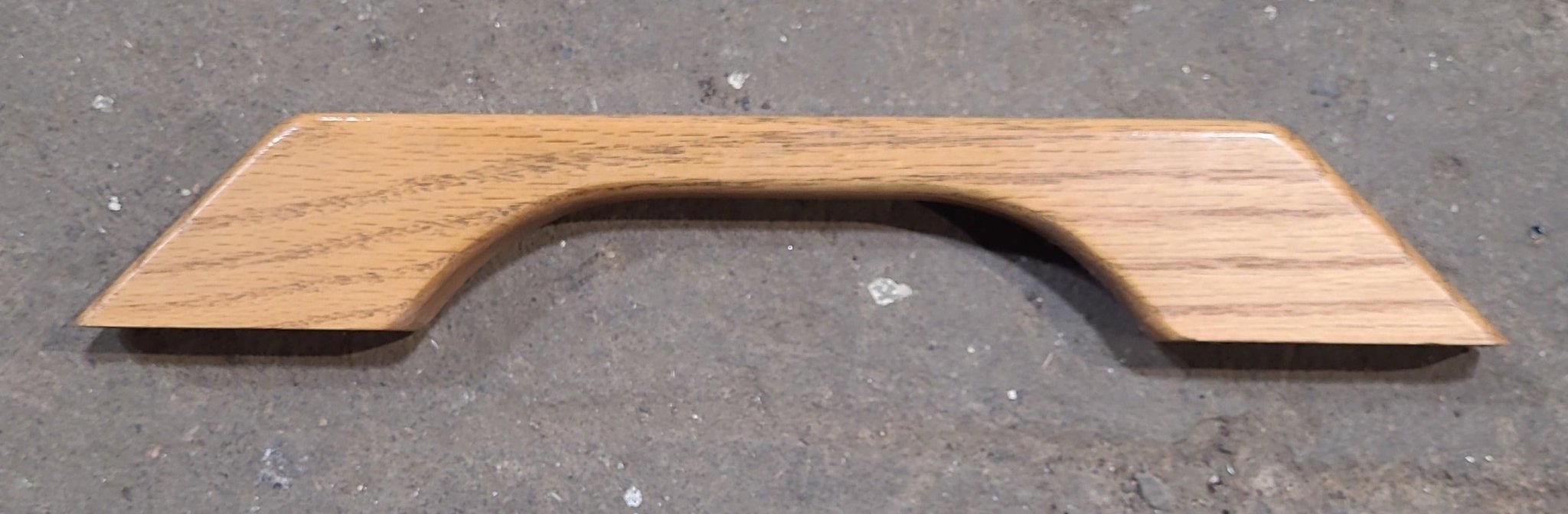 Used Entry Door Handle 13 3/8"- wooden