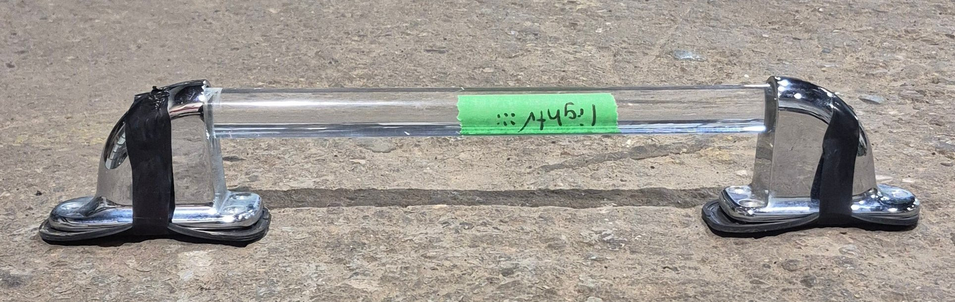 Used Entry Door Handle 17 1/8" - Chrome, Lighted