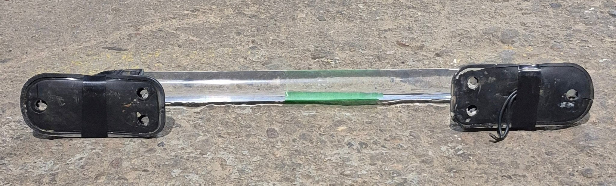 Used Entry Door Handle 17 1/8" - Chrome, Lighted