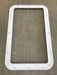 Used Entry door window Interior Frame: 24 3/4" x 15 3/4" - Young Farts RV Parts