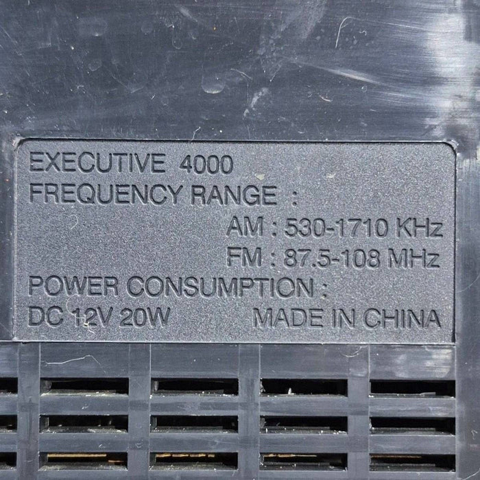Used Executive RV Radio - 4000