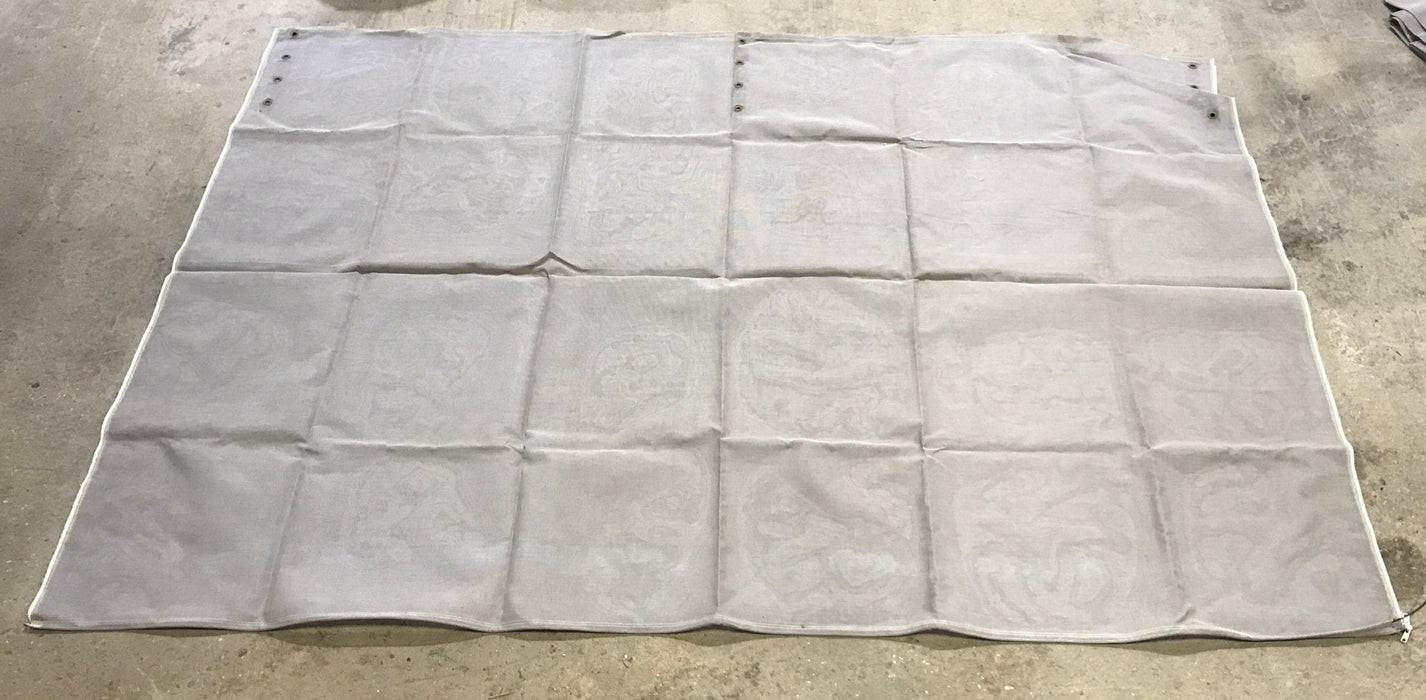 Used Fabric Panel for RV Awning Screen Room - Front Panel