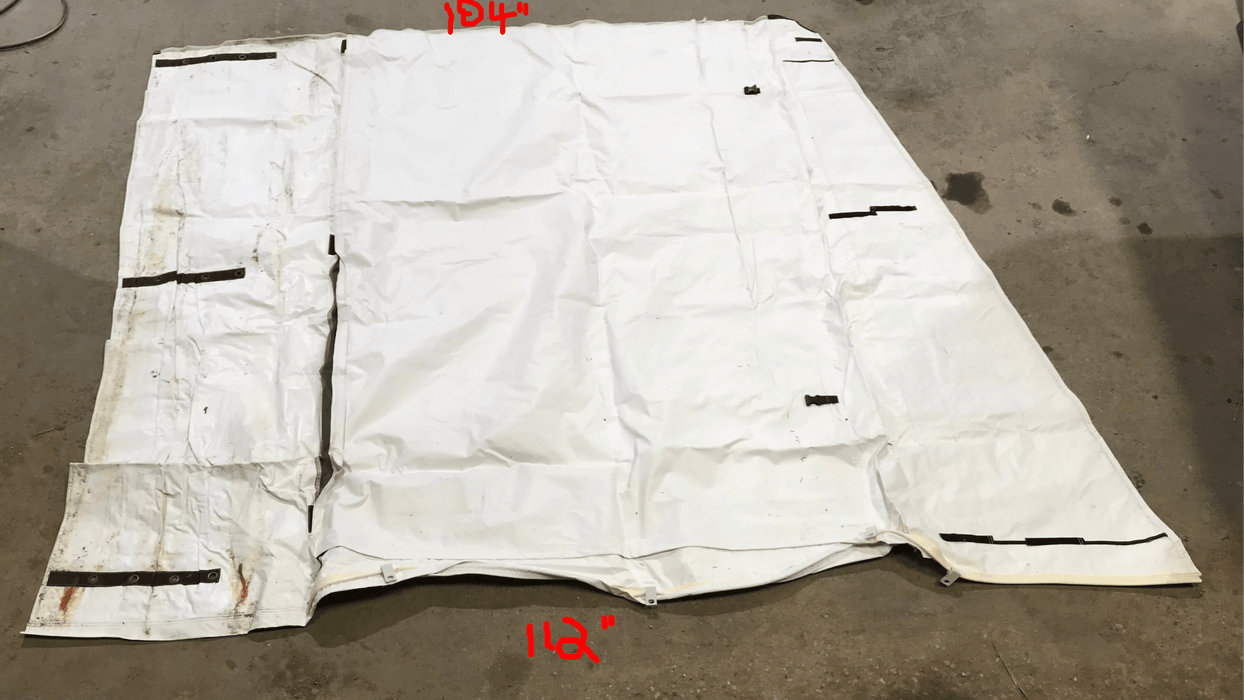 Used Fabric Panel for RV Awning Screen Room - Side Panel