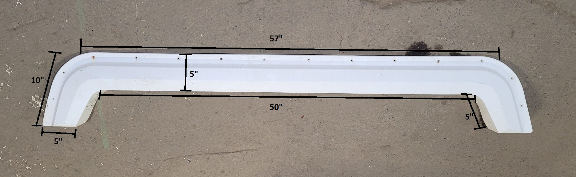 Used Fender Skirt 57" X 10"