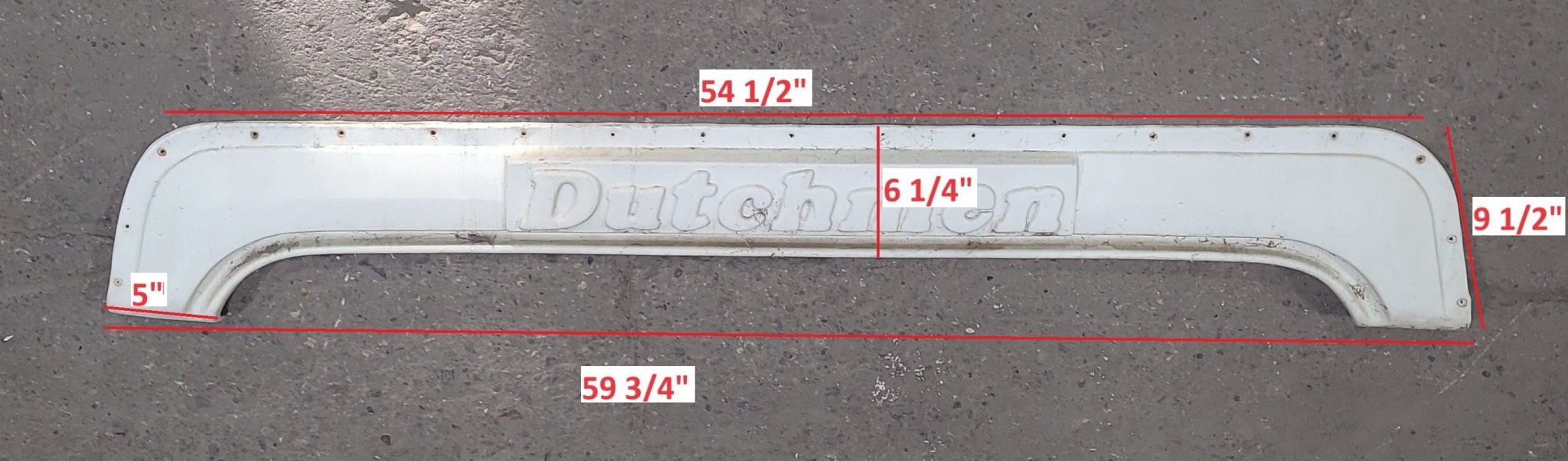 Used Fender Skirt 59 3/4" X 9 1/2"