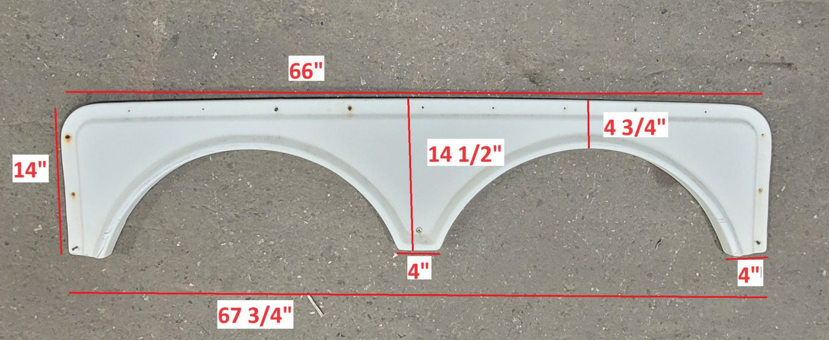 Used Fender Skirt 67 3/4" X 14"