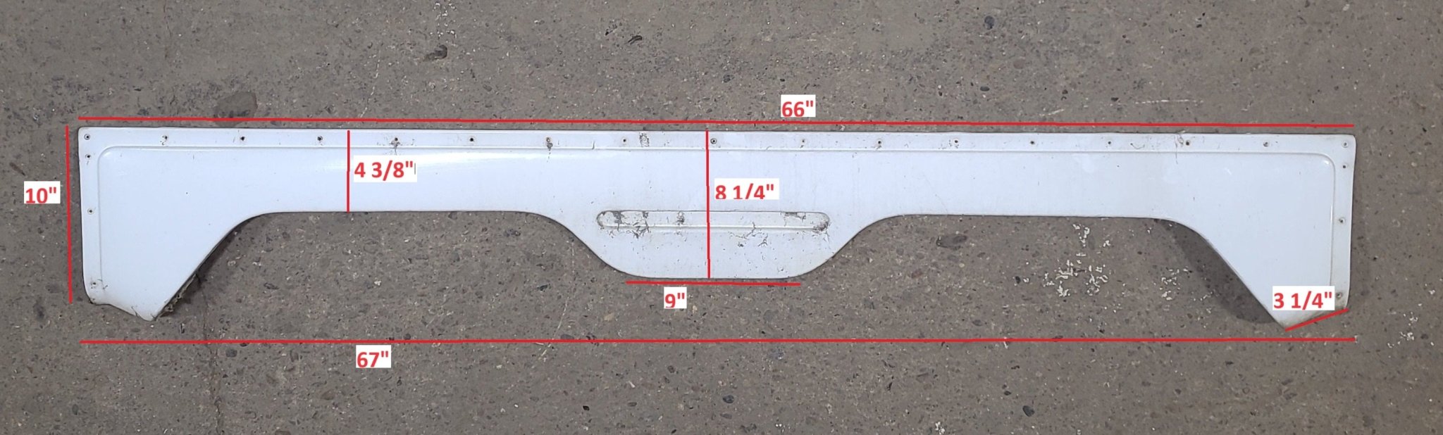 Used Fender Skirt 67" X 10" - Young Farts RV Parts