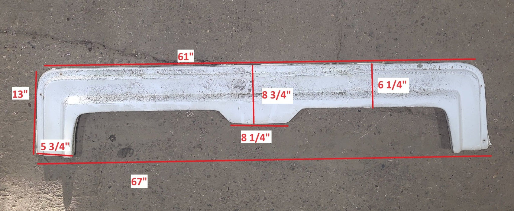 Used Fender Skirt 67" X 13"
