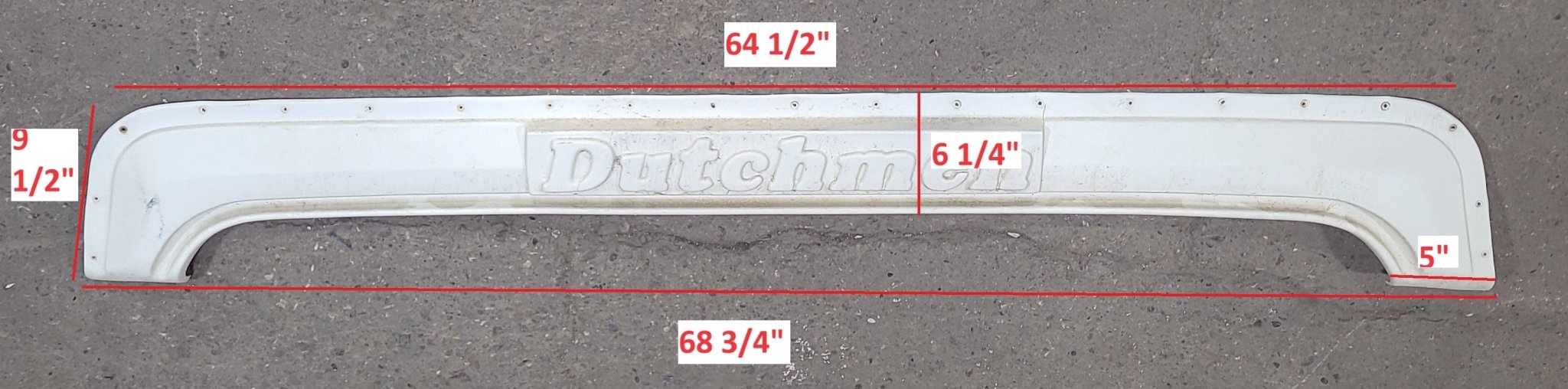 Used Fender Skirt 68 3/4" X 9 1/2"