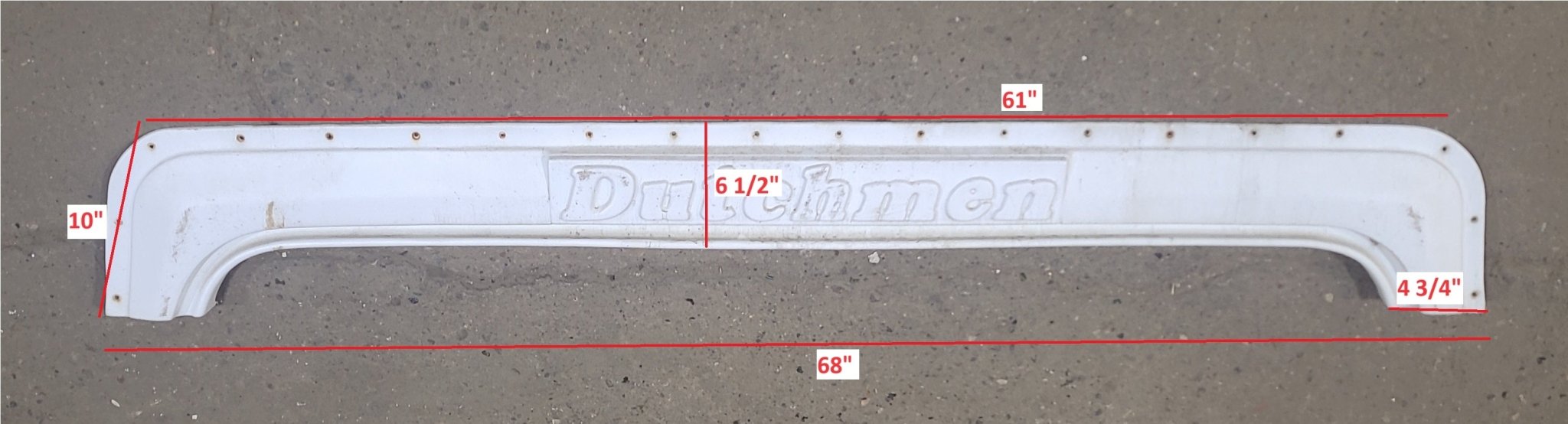 Used Fender Skirt 68" X 10"