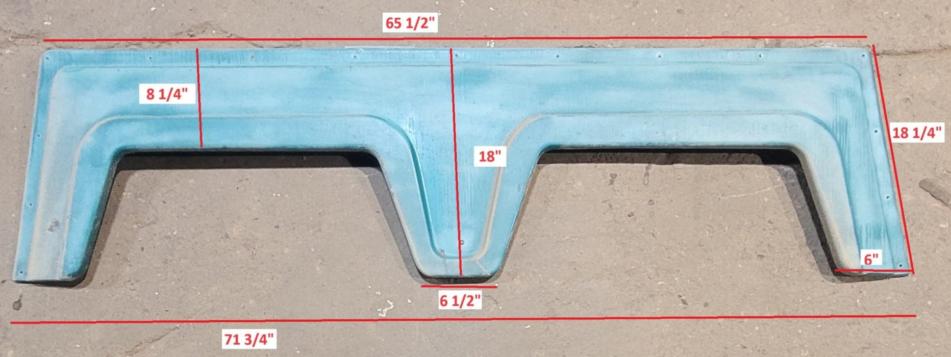 Used Fender Skirt 71 3/4" X 18 1/4"