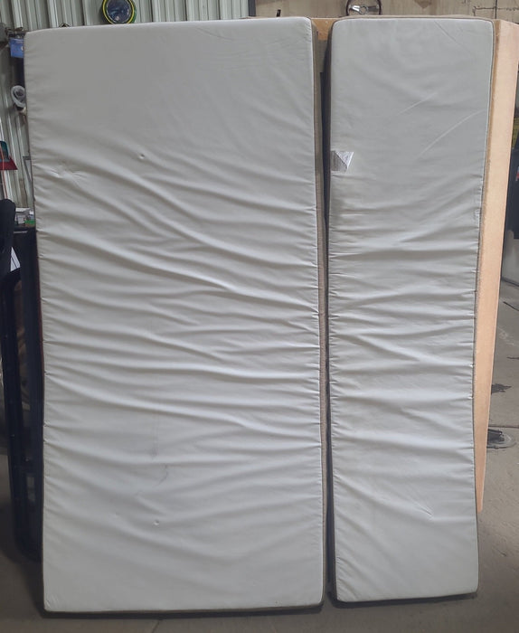 Used Folding Bunk Mattress 74" x 57" x 3 1/2" D
