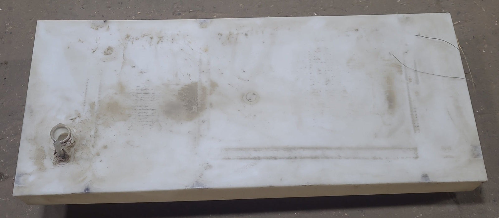 Used Fresh Water Tank 10 1/4" H  x 24 1/2" W x 57 1/4” L