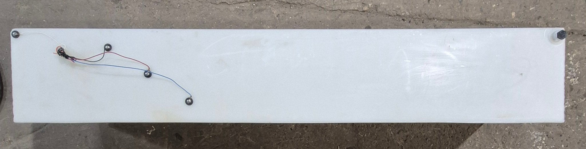 Used Fresh Water Tank 10" H  x 15 1/2" W x 58” L