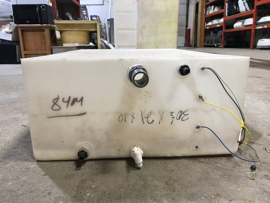 Used Fresh Water Tank 10" H  x 21" W x 30 1/2” L