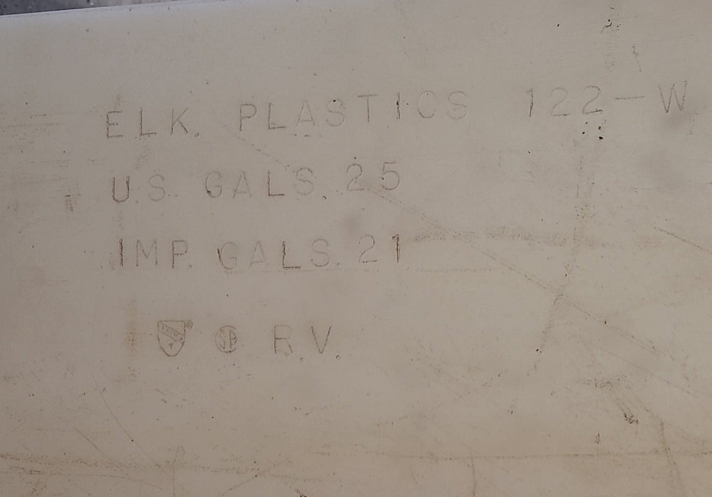 Used Fresh Water Tank 10" H  x 21" W x 31” L