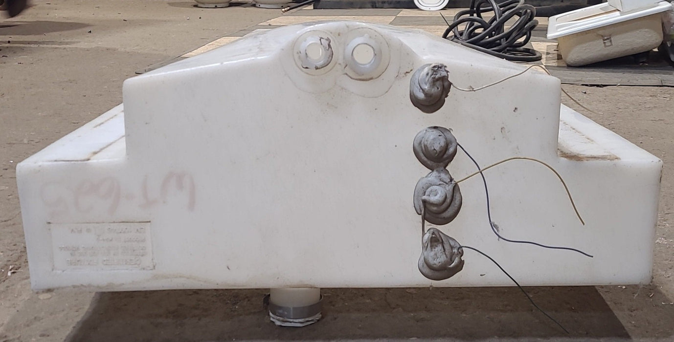 Used Fresh Water Tank 10" H  x 24" W x 57 1/4” L