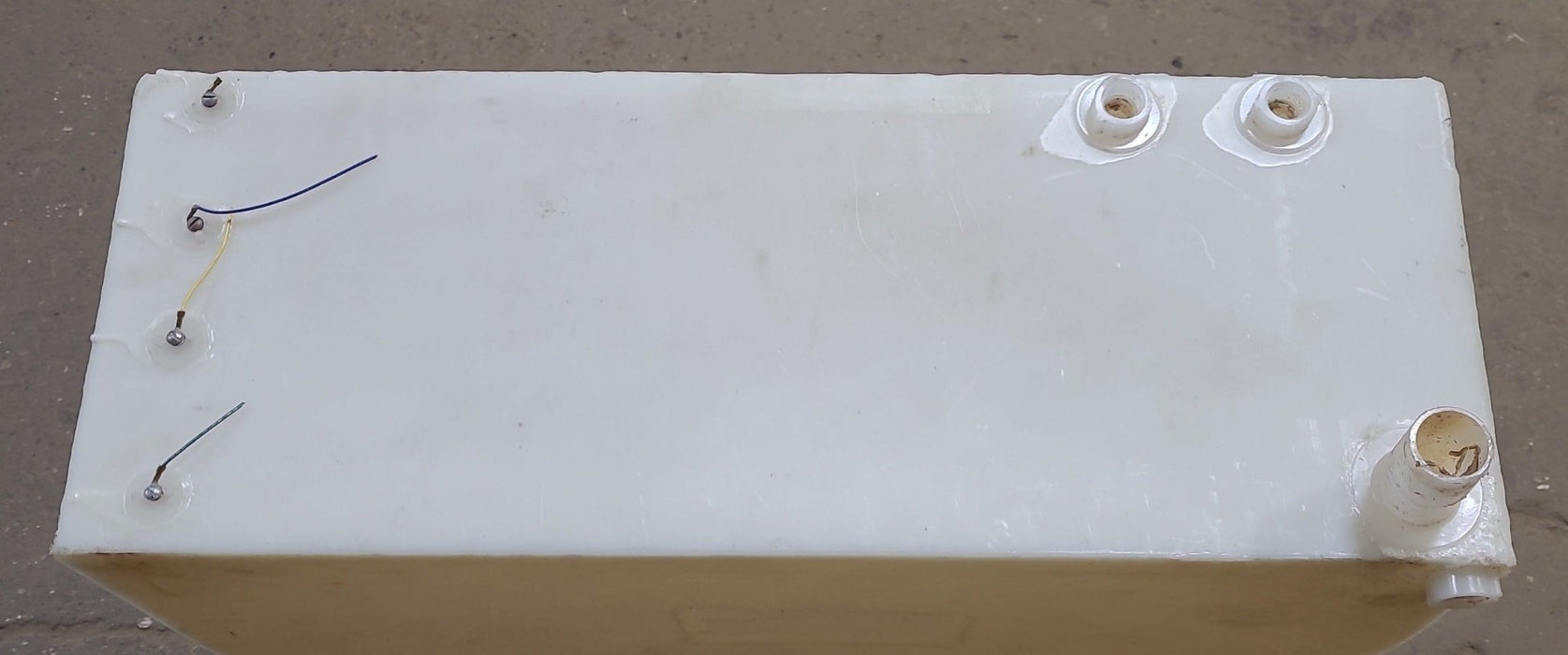 Used Fresh Water Tank 10" H  x 26" W x 45 1/2” L