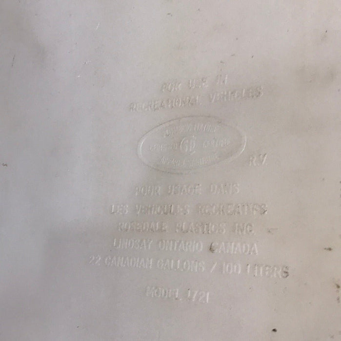 Used Fresh Water Tank 10” x 16” x 42"