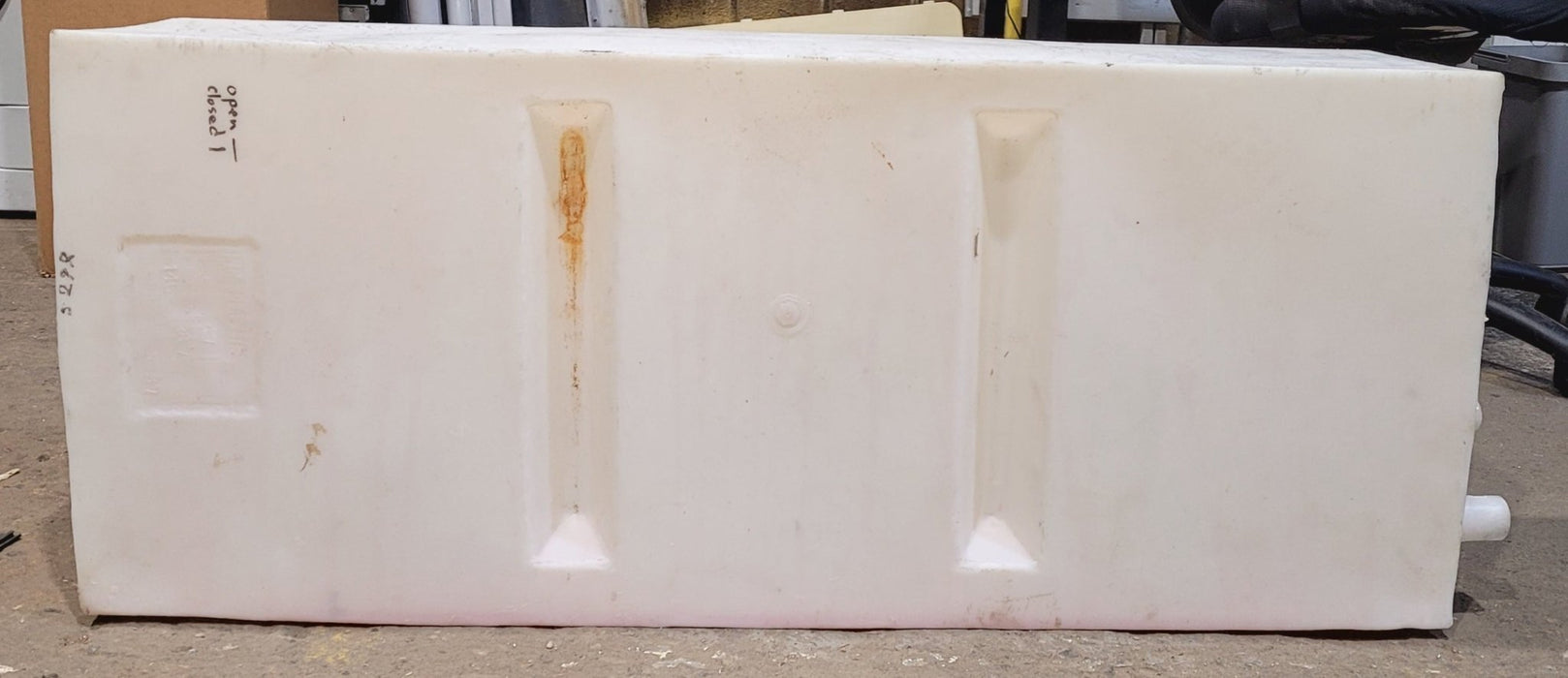 Used Fresh Water Tank 11 3/4" H  x 19 7/8" W x 48” L