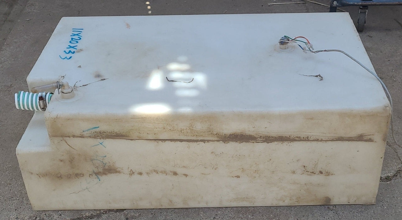 Used Fresh Water Tank 11" H  x 20 1/2" W x 33” L