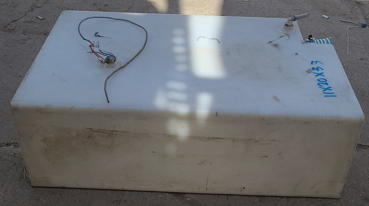 Used Fresh Water Tank 11" H  x 20 1/2" W x 33” L