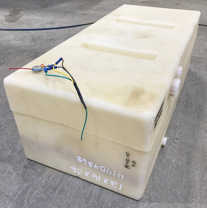 Used Fresh Water Tank 12" H  x 16" W x 36” L