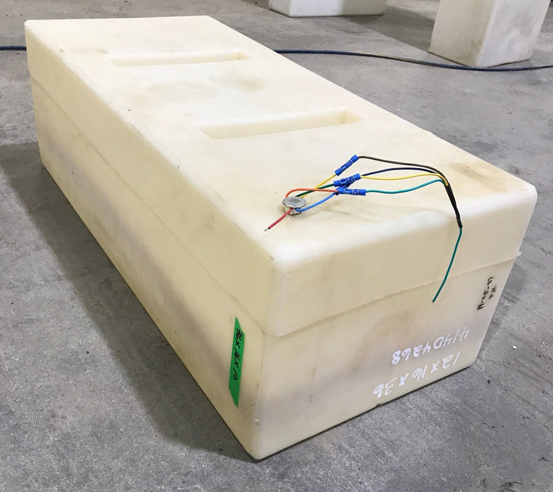 Used Fresh Water Tank 12" H  x 16" W x 36” L