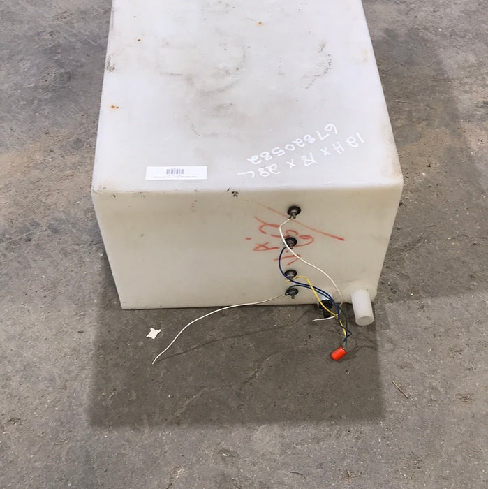 Used Fresh Water Tank 12" H  x 18" W x 28” L