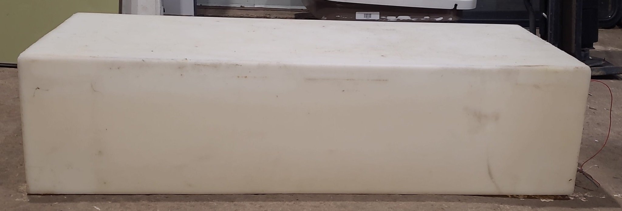 Used Fresh Water Tank 12" H  x 19 3/4" W x 47 3/8” L