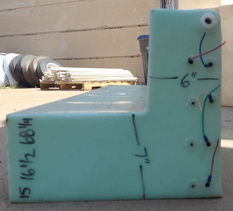 Used Fresh Water Tank 15" H  x 16 1/2" W x 68 1/4” L