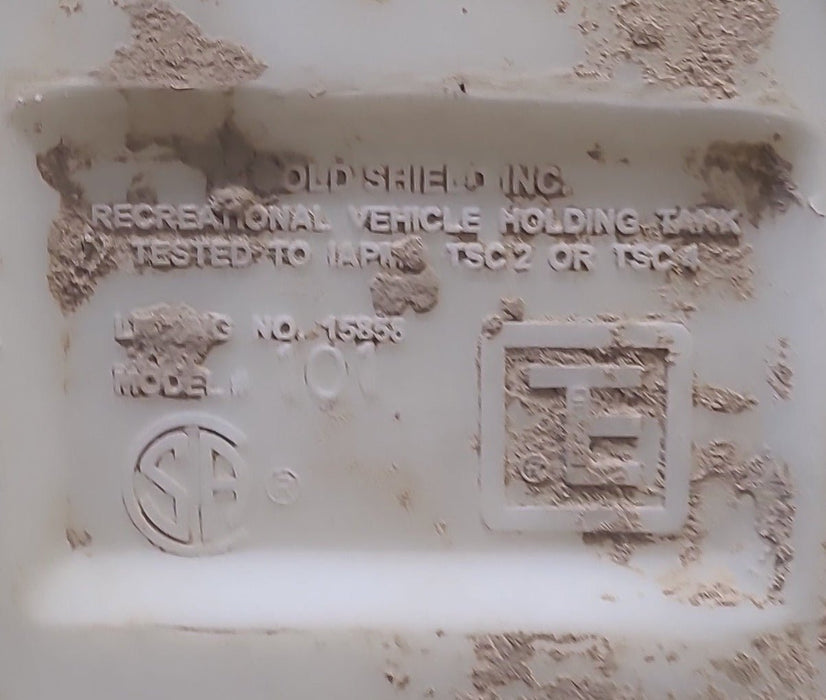 Used Fresh Water Tank 4 1/2” H x 44 3/4” W x 58 3/4” L