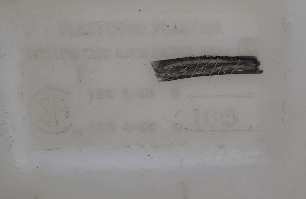 Used Fresh Water Tank 40 7/8" x 20 3/4" x 11"