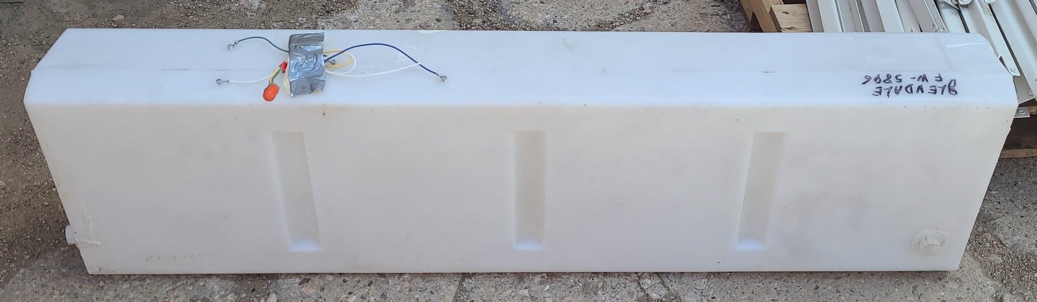 Used Fresh Water Tank 6 1/2" H  x14"  W x 52 1/4” L