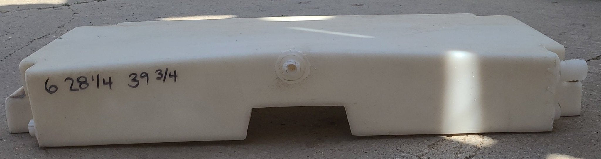Used Fresh Water Tank 6" H  x 28 1/4" W x 39 3/4” L