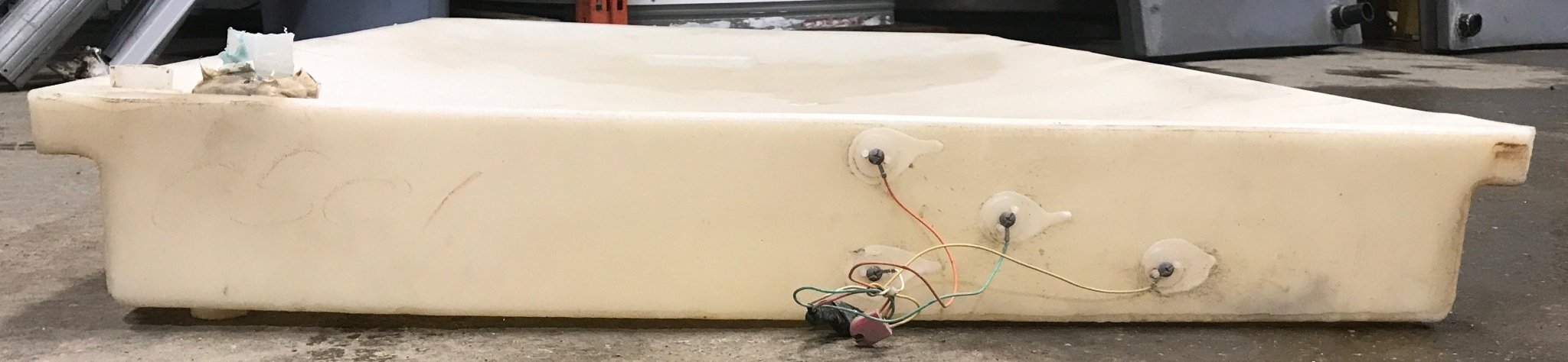 Used Fresh Water Tank 6" H  x 34 1/2" W x 56 1/2” L
